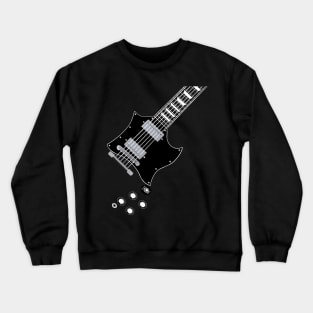 School of Rock rockstar air guitar crunchy distortion classic rocker style Crewneck Sweatshirt